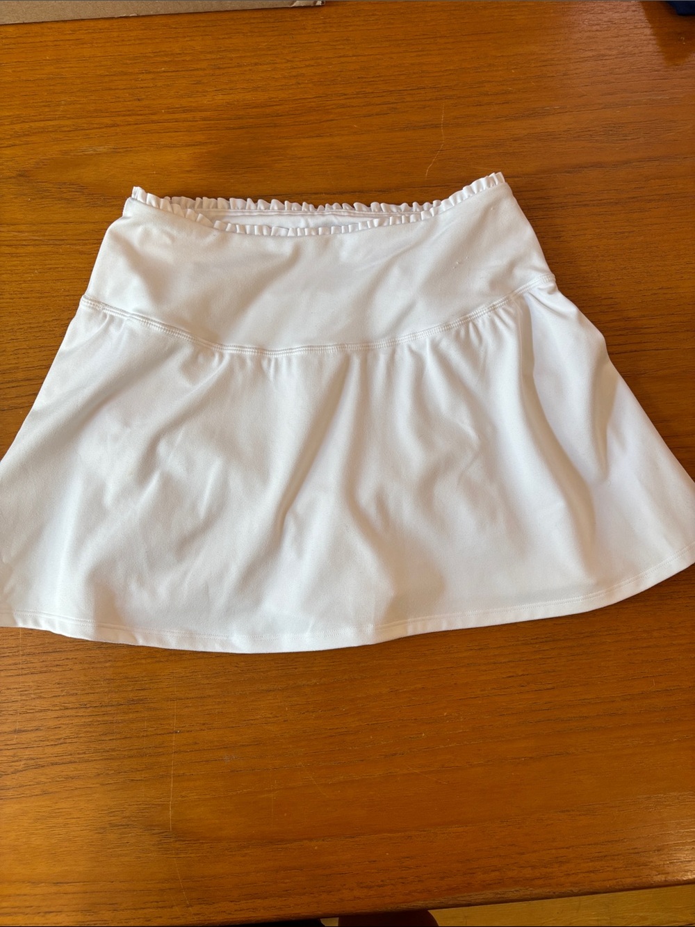 Women’s Active Tennis Skirt with Shorts - White size M